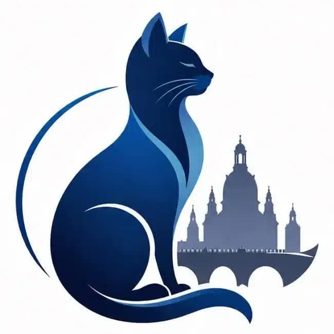 Blue Kitten Dresden Logo